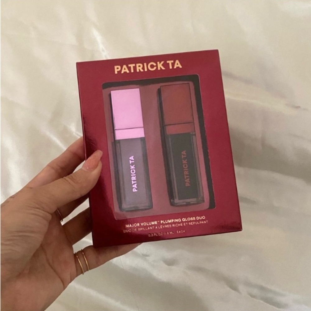 🪞 NEW patrick ta major volume plumping effect gloss duo gloss boxed set of 2